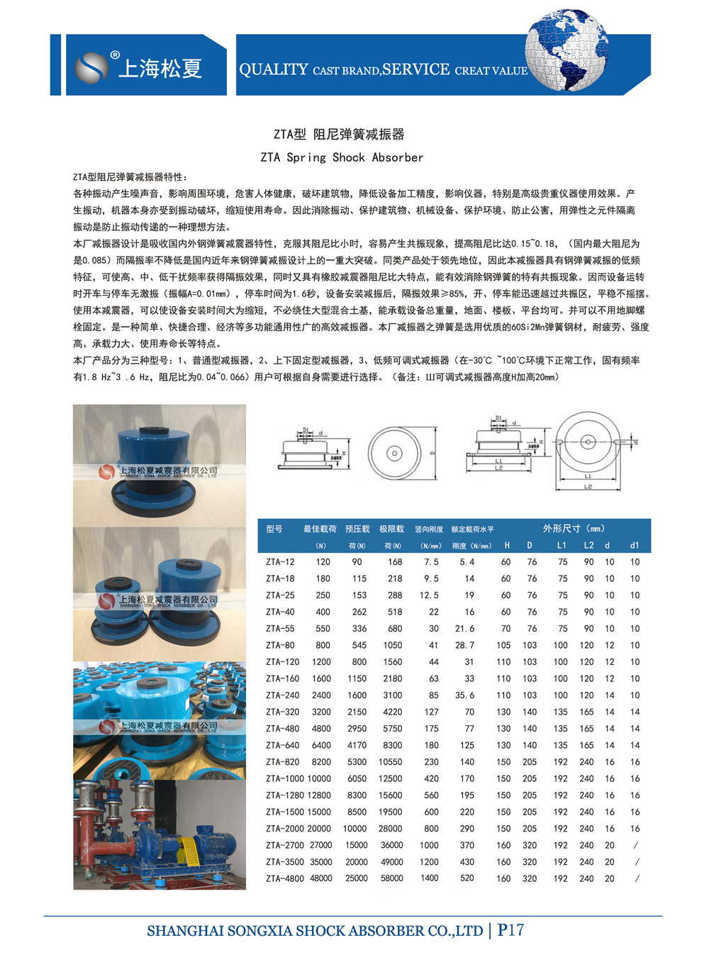 ZTA彈簧減振器參數(shù)圖